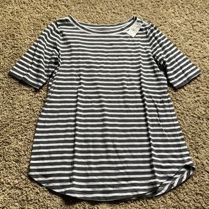 Loft Striped Tee NWT